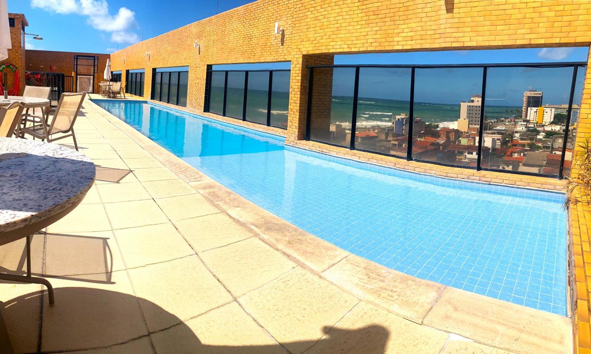 Apartamento 50M Praia- Piscina - Vista Mar - Academia - Maceió Exteriör bild