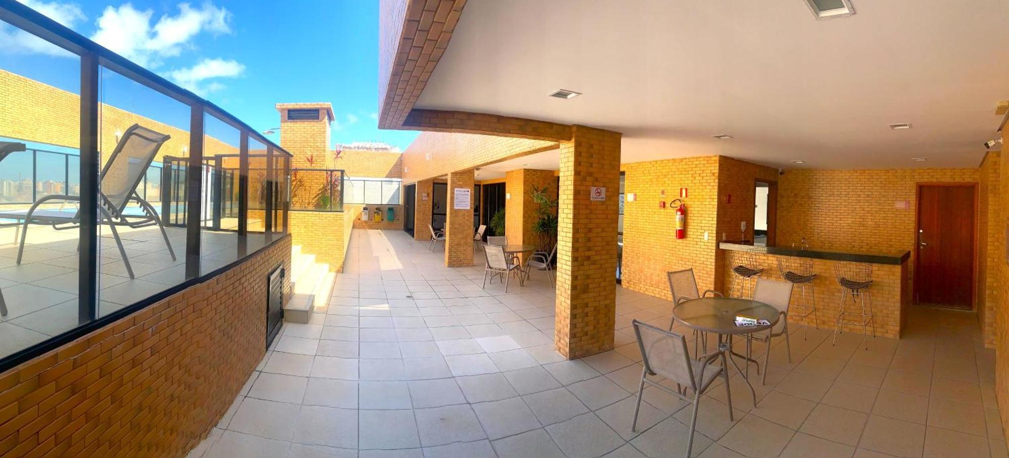 Apartamento 50M Praia- Piscina - Vista Mar - Academia - Maceió Exteriör bild