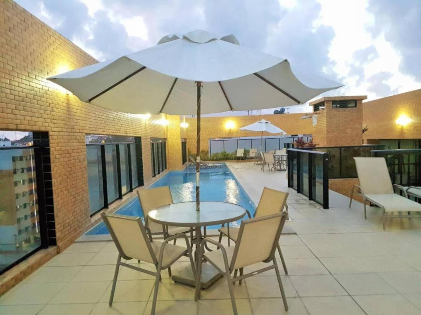Apartamento 50M Praia- Piscina - Vista Mar - Academia - Maceió Exteriör bild